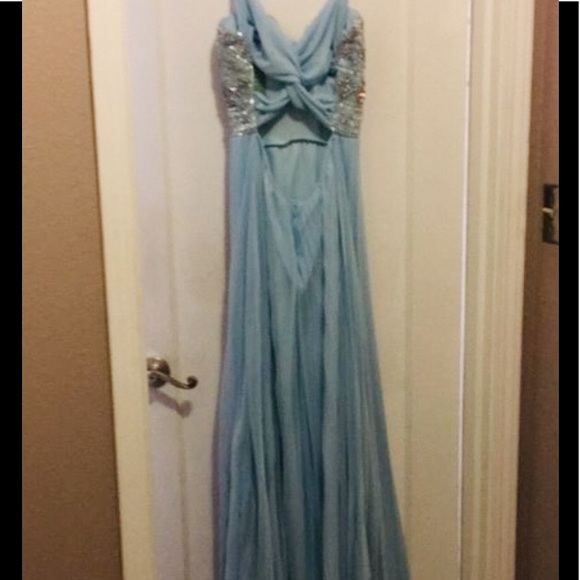 Love Reign light blue long formal prom dress - Picture 2 of 7